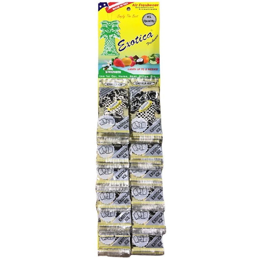 EXOTICA D&J AIR FRESHENER 60 CT ICE