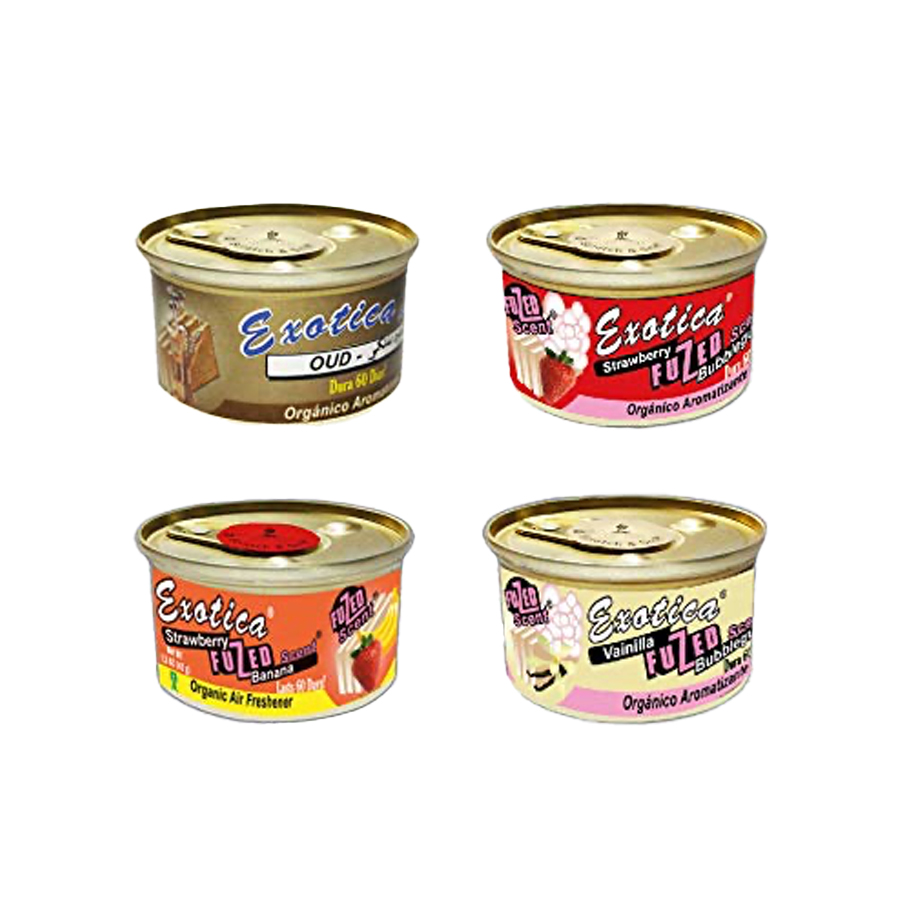 EXOTICA D&J AIR FRESHNER 24 CAN ASSORTED