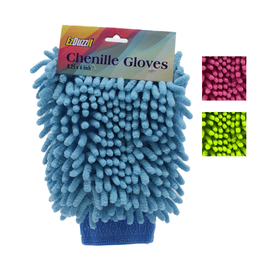 EZDUZZIT CHENILLE GLOVES 8.25 X 6 IN