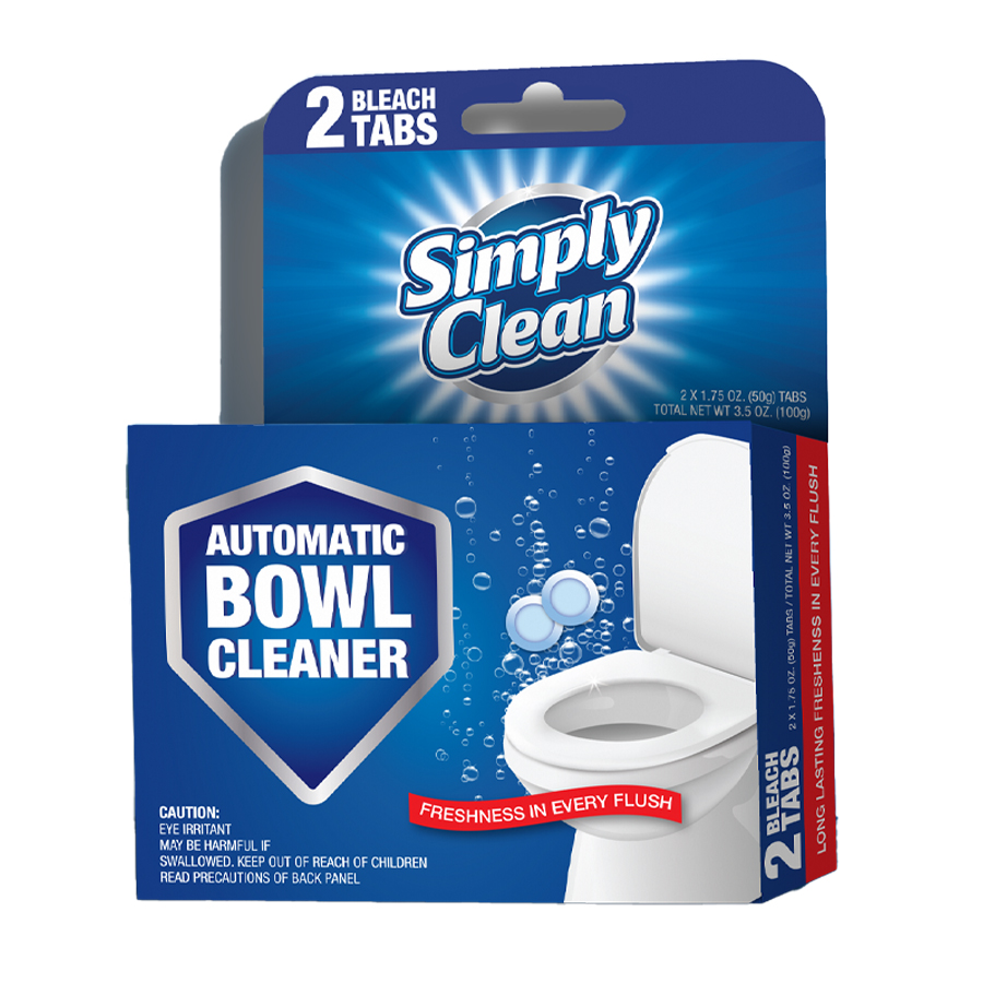 EZDUZZIT TOILET BOWL CLEANER 1.75 OZ 2 CT WITH BLEACH