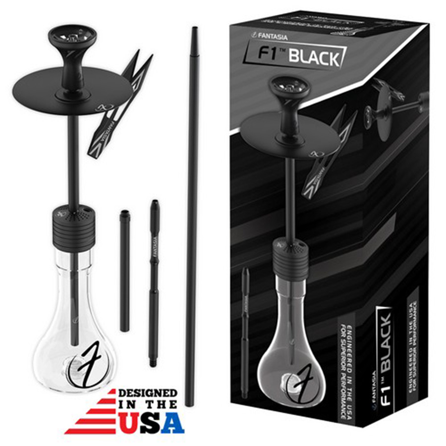 F1 HOOKAH 1 CT BLACK