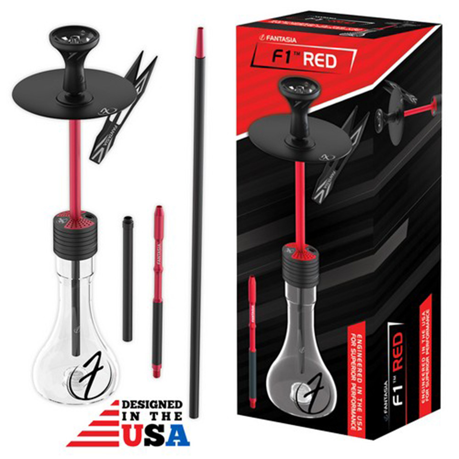F1 HOOKAH 1 CT RED