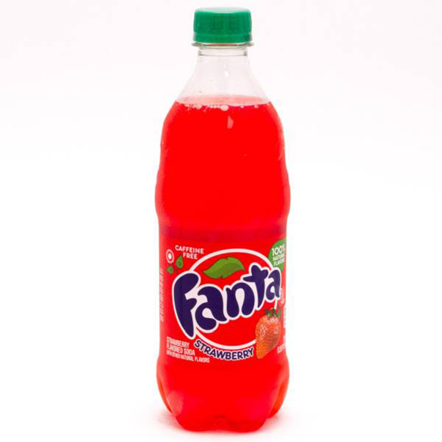 FANTA SODA 20 OZ STRAWBERRY BOTTLE