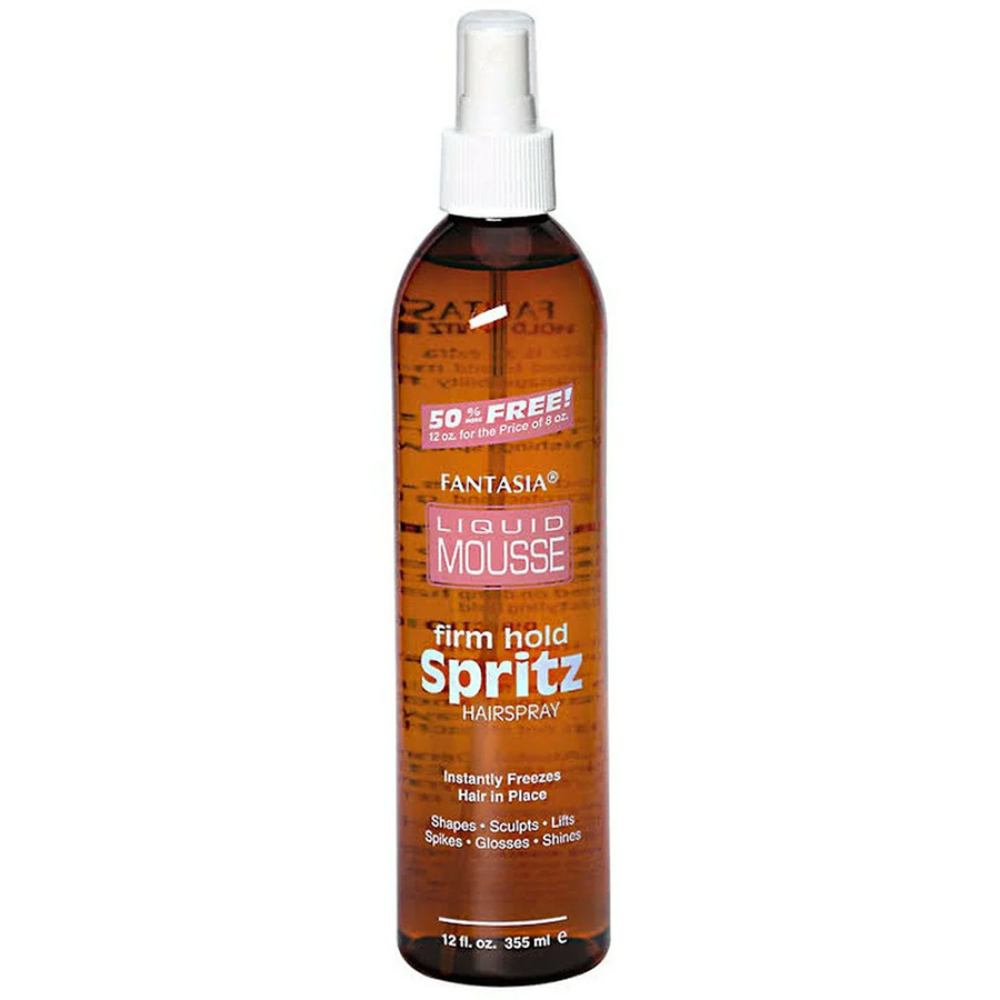 FANTASIA LIQUID MOUSSE HAIRSPRAY 12 OZ FRIM HOLD SPRITZ