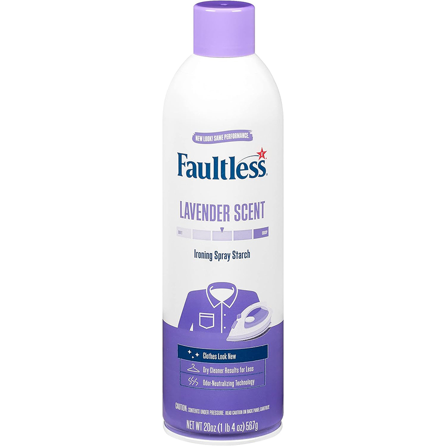 FAULTLESS SPRAY STARCH 20 OZ LAVENDER