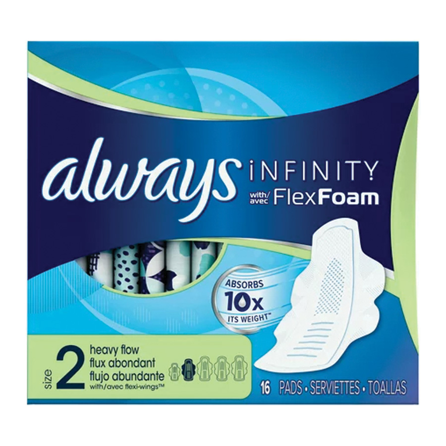 ALWAYS MAXI PADS 16 CT 3IN1 THICK