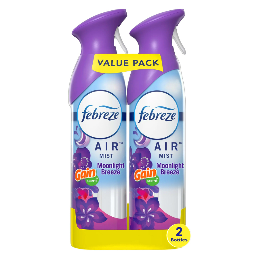 FEBREZE AIR FRESHENER 8.8 OZ 2 PK GAIN MOONLIGHT BREEZE SCENT