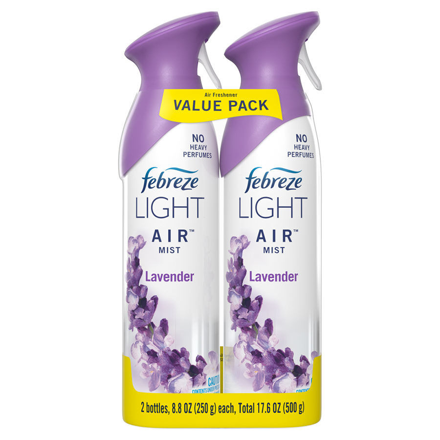 FEBREZE AIR FRESHENER 8.8 OZ 2 PK LIGHT AIR LAVENDER SCENT