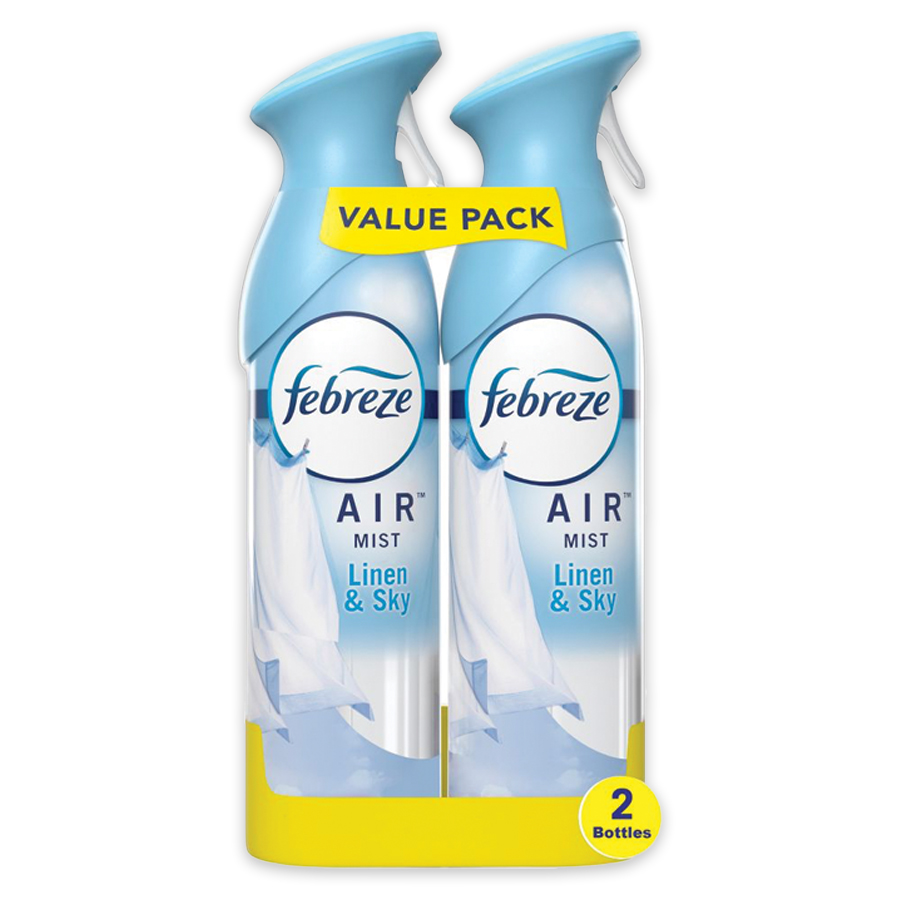 FEBREZE AIR FRESHENER 8.8 OZ 2 PK LINEN & SKY SCENT