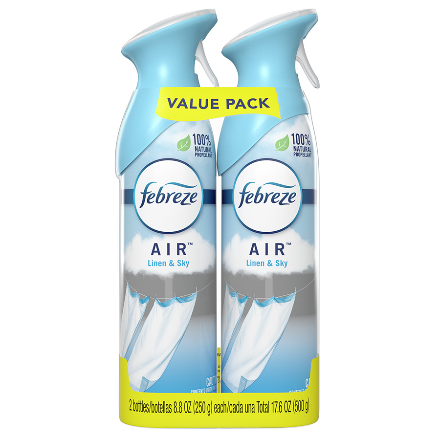FEBREZE AIR FRESHENER 8.8 OZ 2 PK LINEN SKY