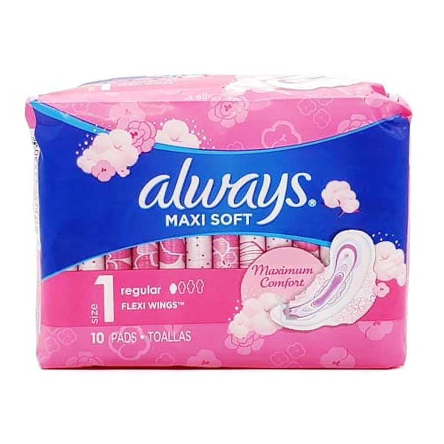ALWAYS PADS 10 CT MAXI SUAVE