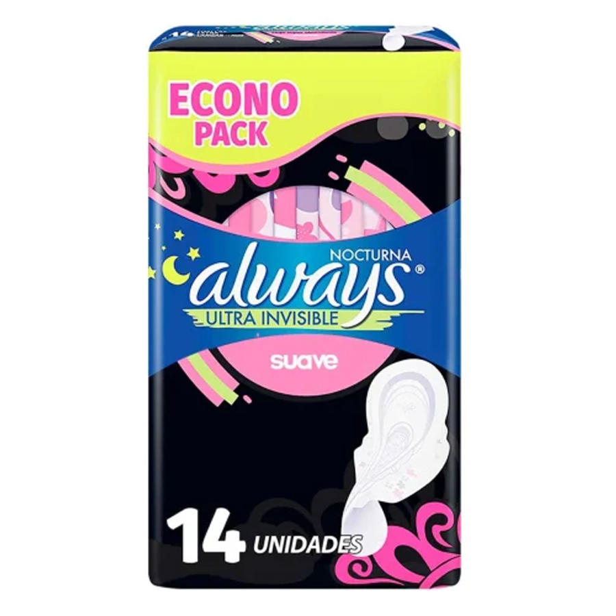 ALWAYS PADS 14 CT ULTRA GEL TOALLAS EXTRA LARGE