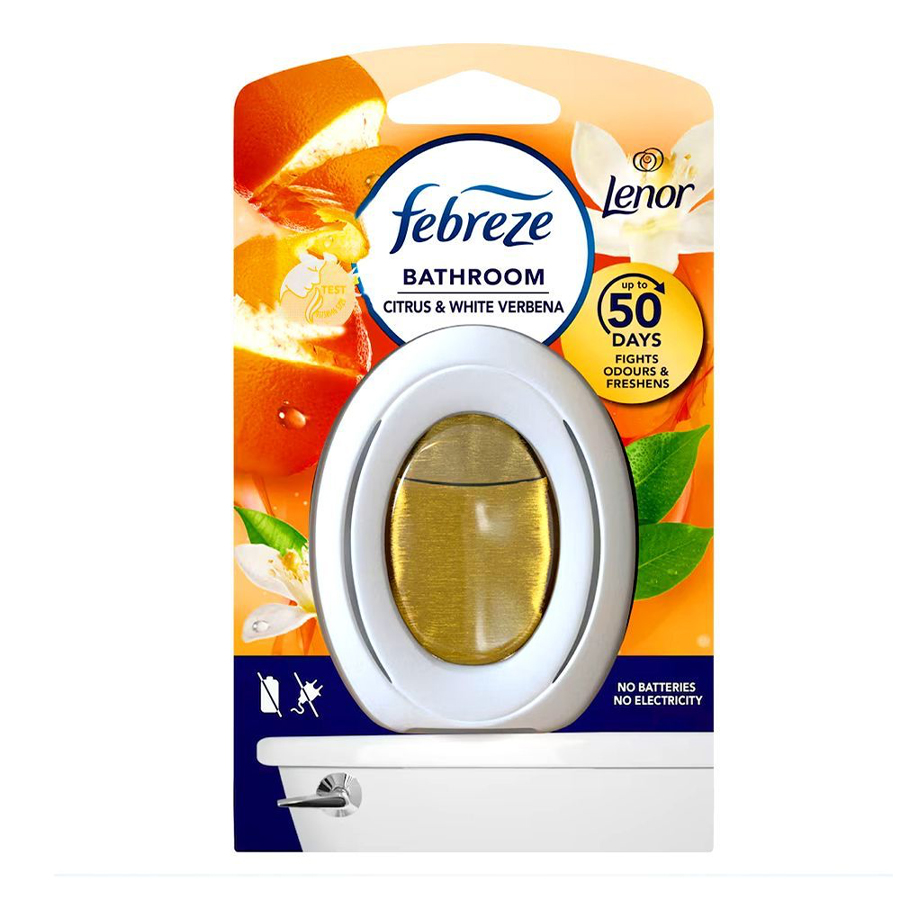 FEBREZE BATHROOM AIR FRESHENER 7.5 ML CITRUS & WHITE VERBANA