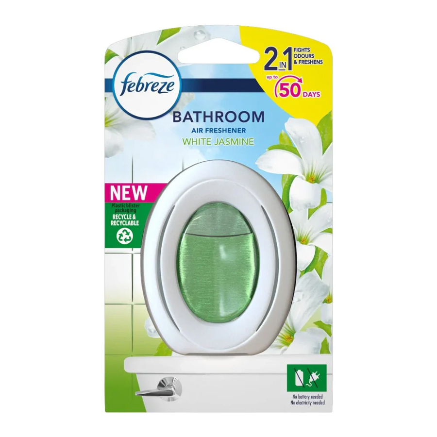 FEBREZE BATHROOM AIR FRESHENER 7.5 ML WHITE JASMINE