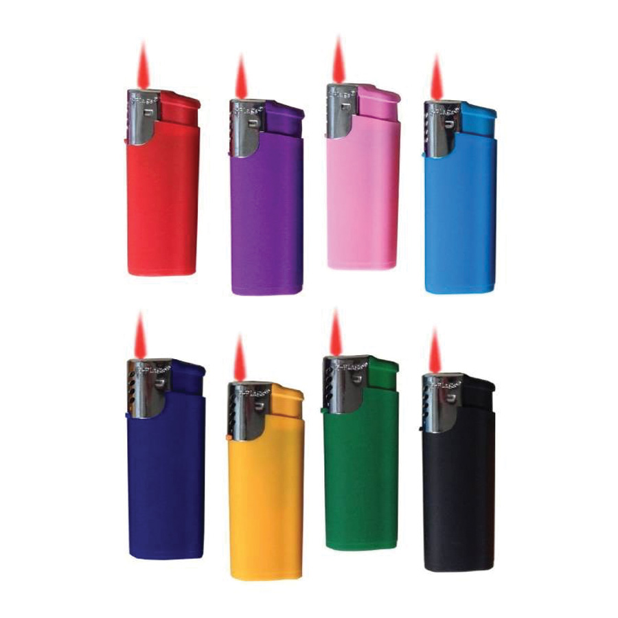 5 FLAG LIGHTER 1 CT WINDPROOF METAL FINISH