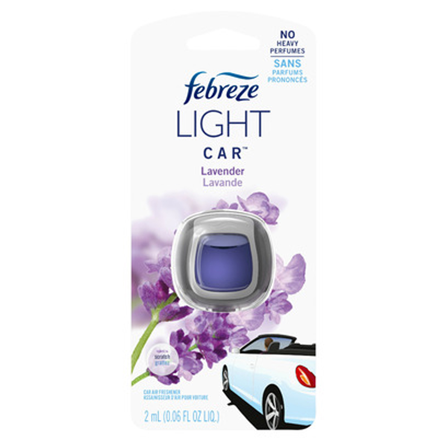 FEBREZE CAR AIR FRESHENER 0.06 OZ VENT CLIP LAVENDER