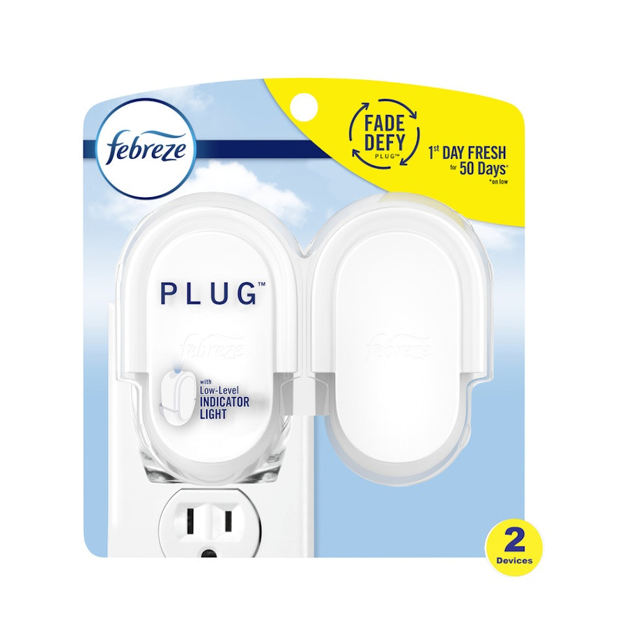 FEBREZE PLUG IN AIR FRESHENER ODOR FIGHTING SCENTED OIL WARMER 2 CT