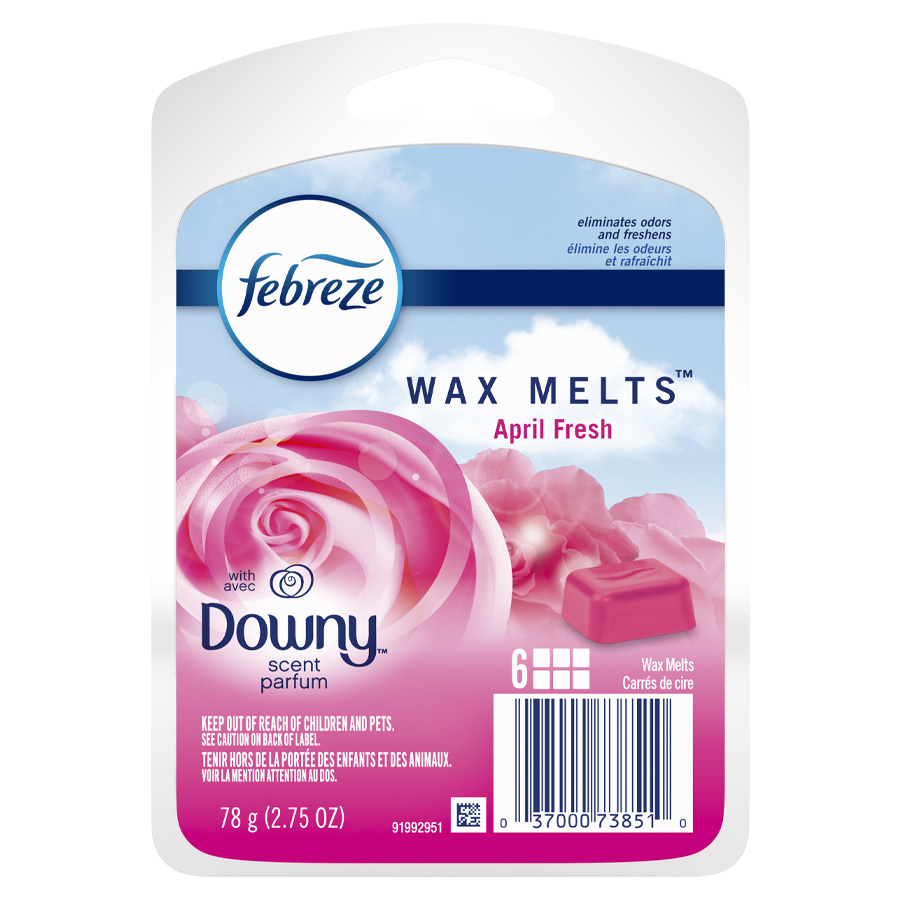 FEBREZE WAX MELTS 2.75 OZ APRIL FRESH WITH DOWNY SCENT