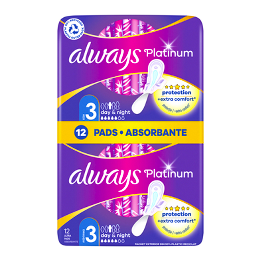 ALWAYS PADS ULTRA 12 CT PLATINUM NIGHT VP