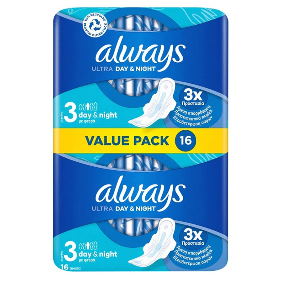 ALWAYS PADS ULTRA 16 CT NIGHT VP