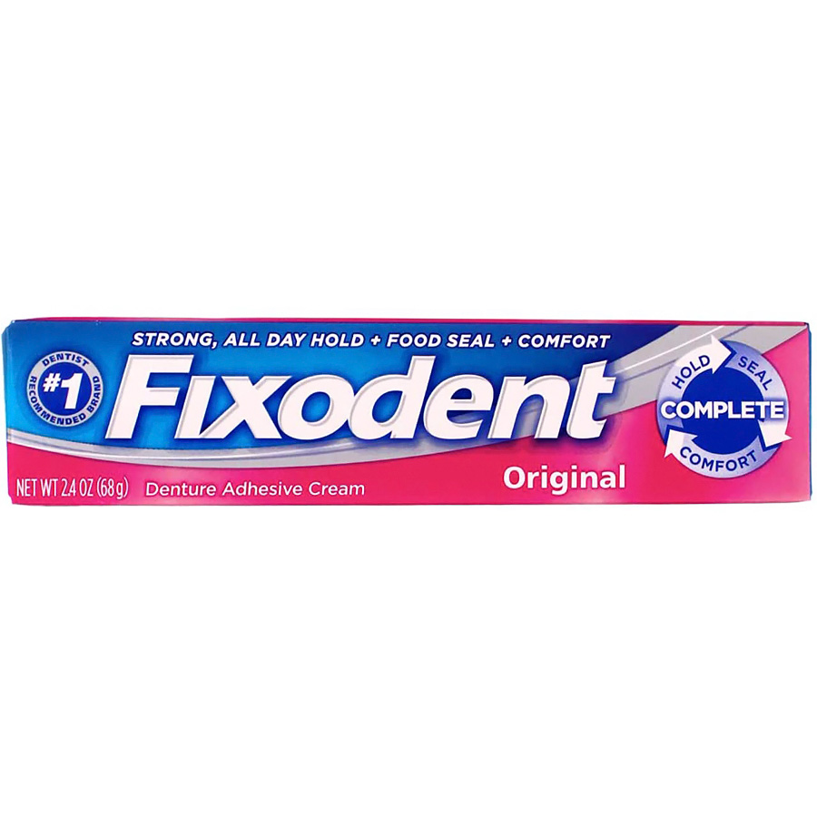 FIXODENT DENTURE CREAM 2.4 OZ ORIGINAL