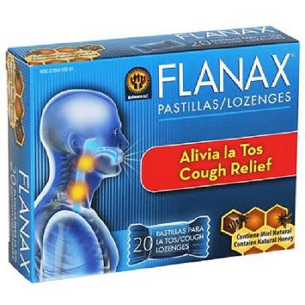 FLANAX COUGH DROP 20 CT