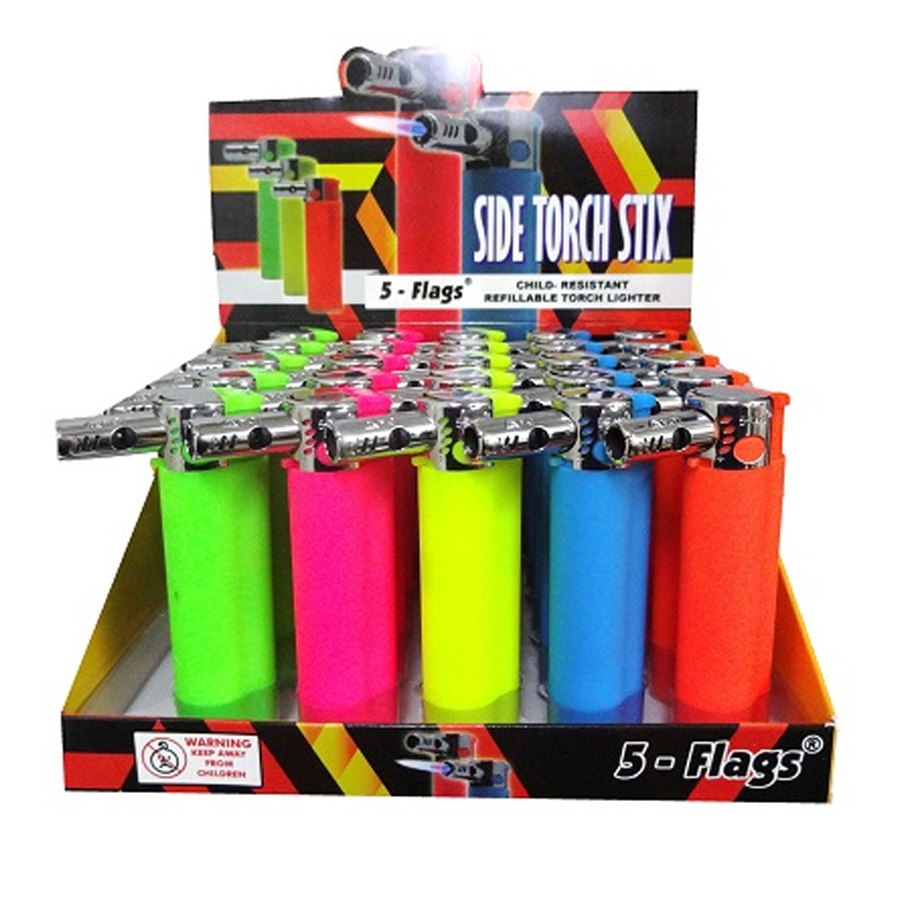 5 FLAG TORCH LIGHTER 1 CT SLIDE STIX