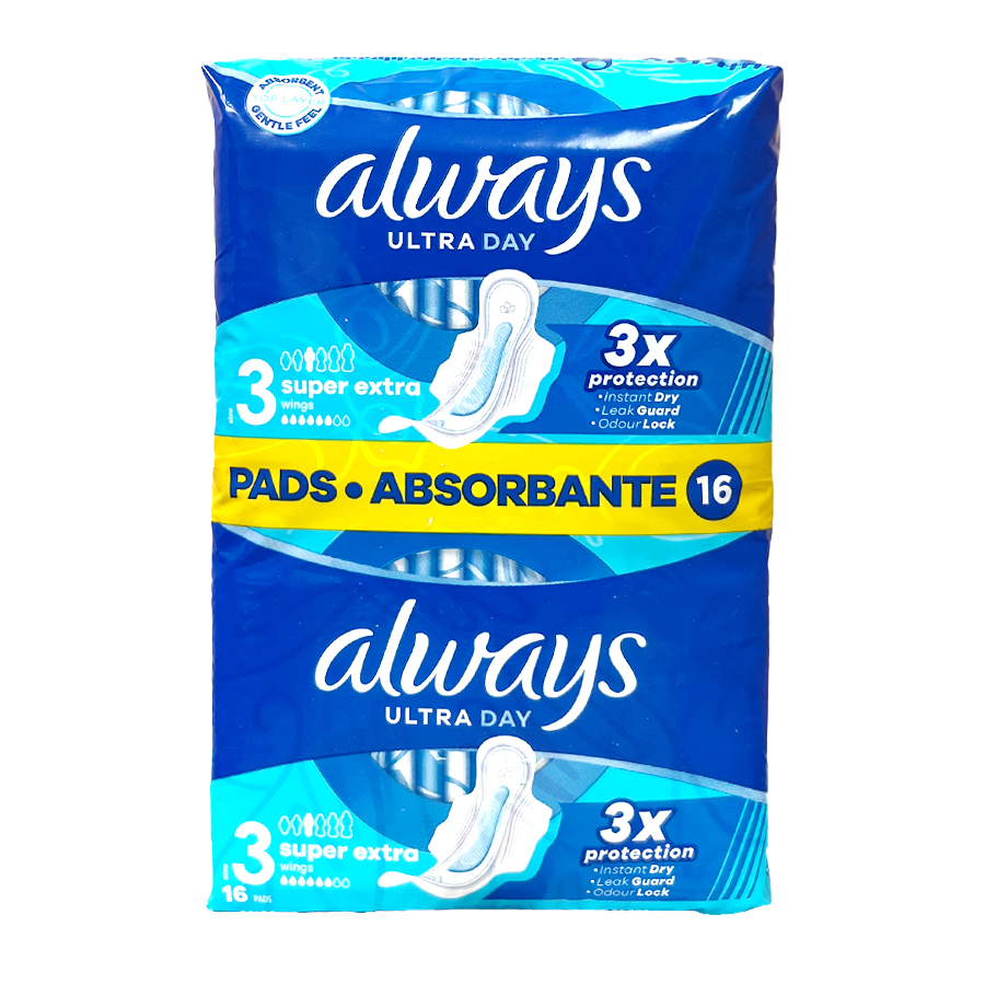 ALWAYS PADS ULTRA 16 CT SUPER EXTRA VP