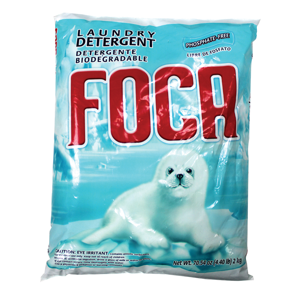 FOCA DETERGENT POWDER 70.54 OZ (4.4 LB) 2 KG