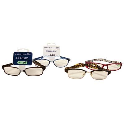 FOSTER GRANT READING GLASSES 1 PK WEAK ASSORTED POWERS & STYLES (0.75-1.5)