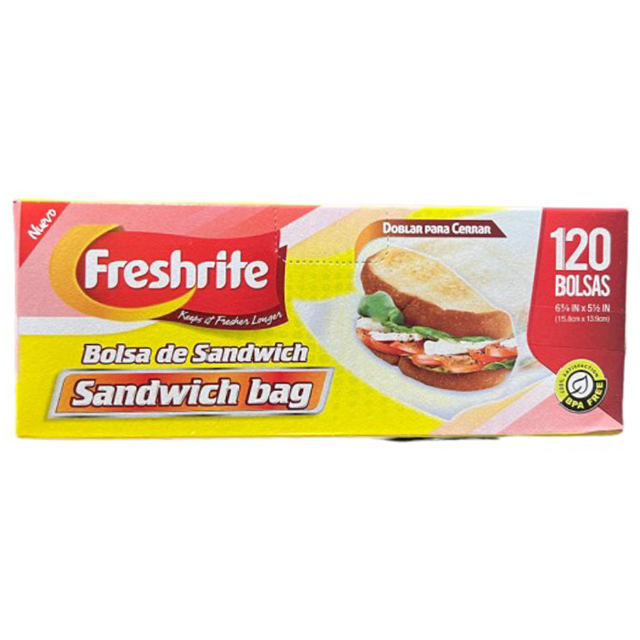FRESHRITE SANDWICH BAG 120 CT