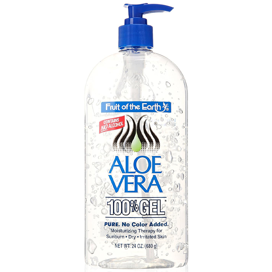 FRUIT OF THE EARTH HAIR GEL 24 OZ ALOEVERA WITH PUMP