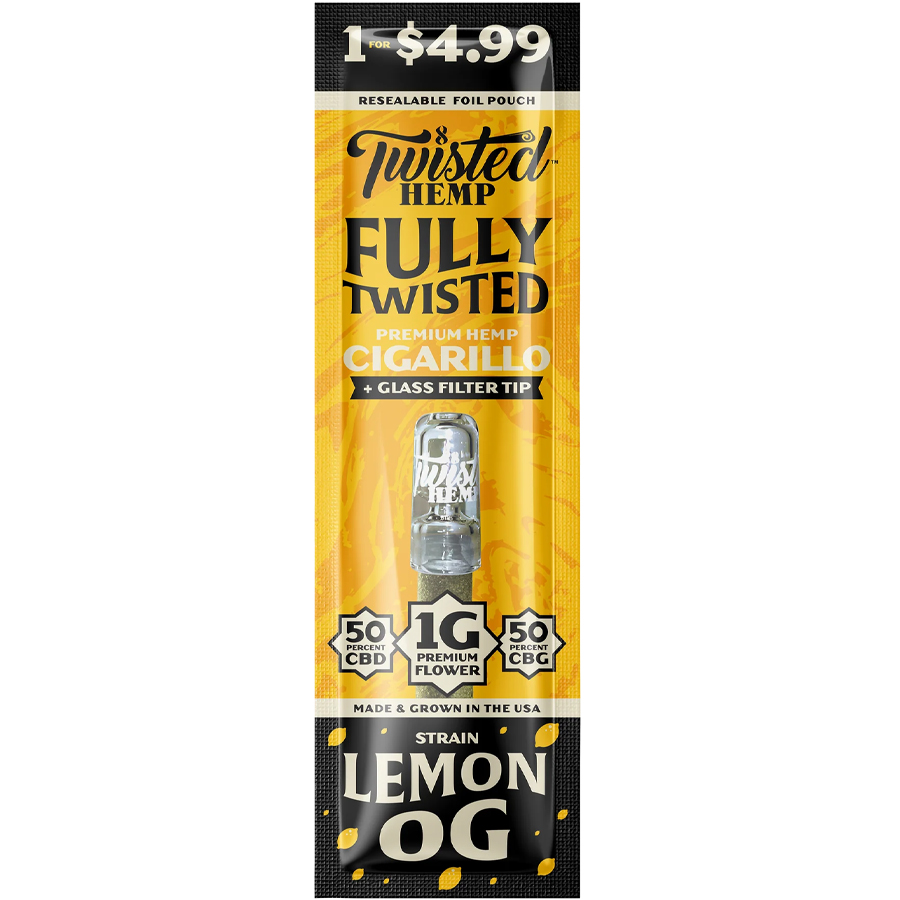 FULLY TWISTED WRAPS 1 CT LEMON