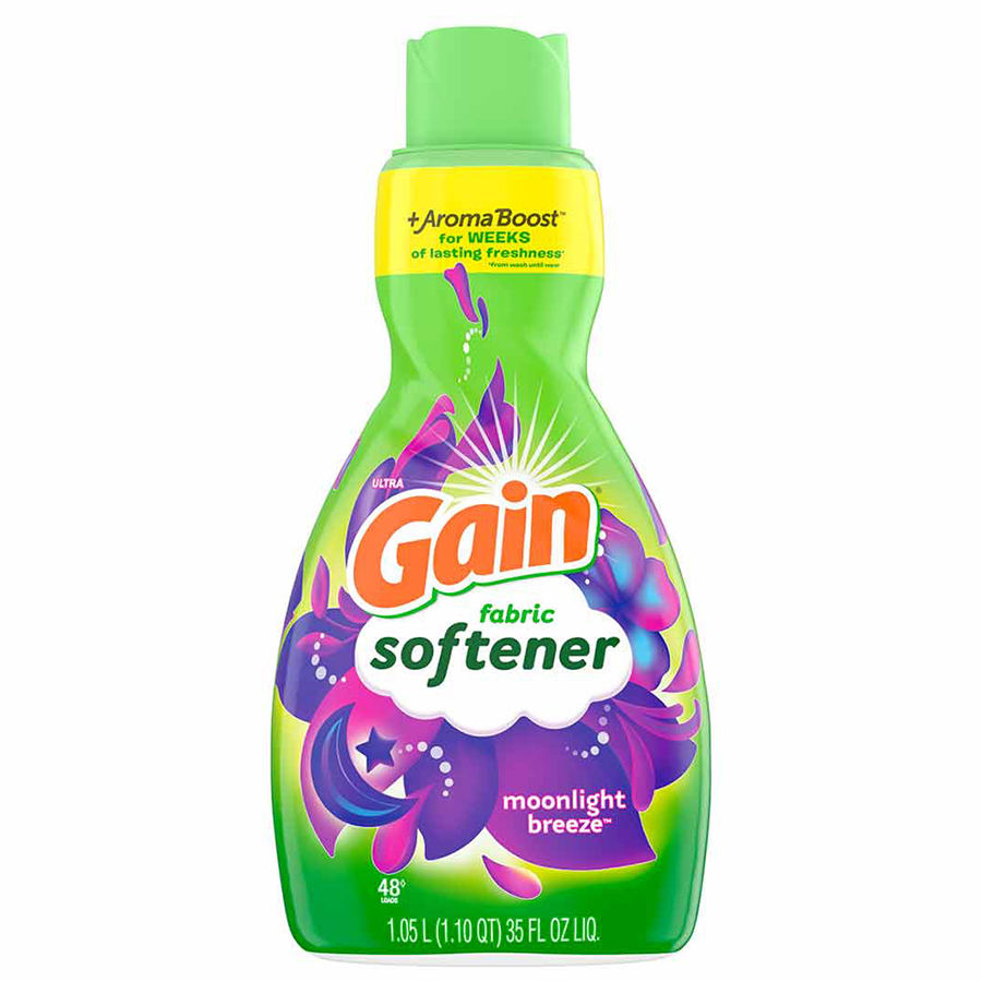 GAIN FABRIC SOFTNER 35 OZ MOONLIGHT BREEZE