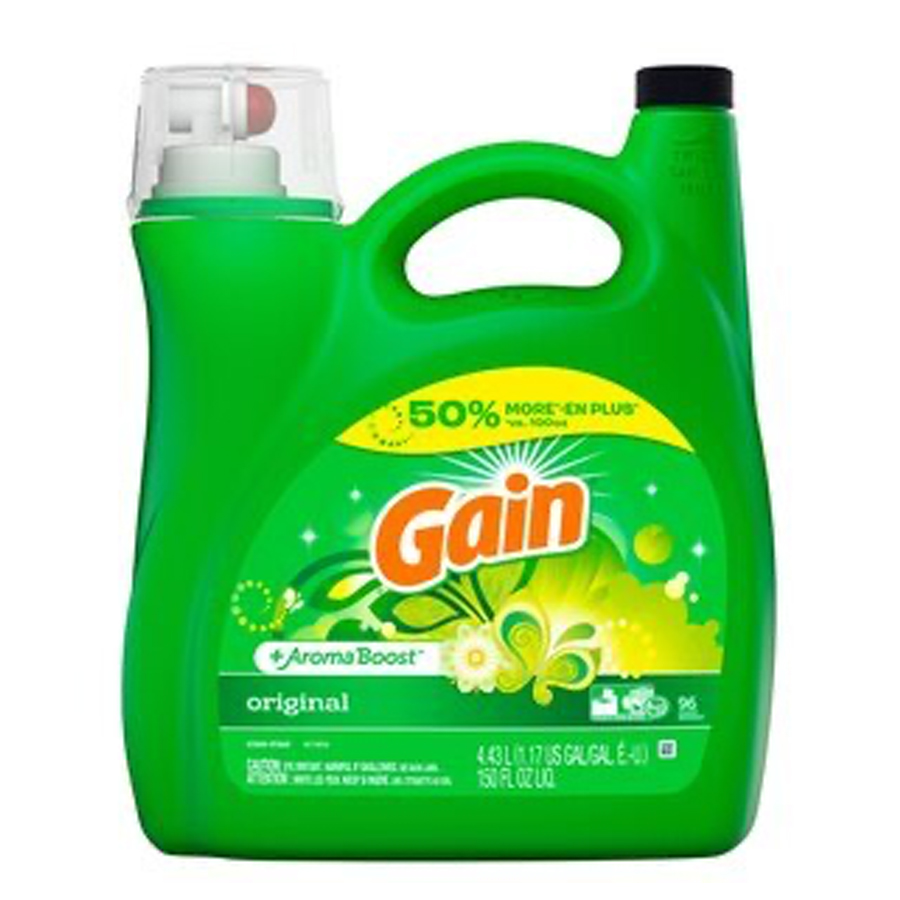 GAIN LIQUID DETERGENT 154 OZ / 107 LOADS ORIGINAL