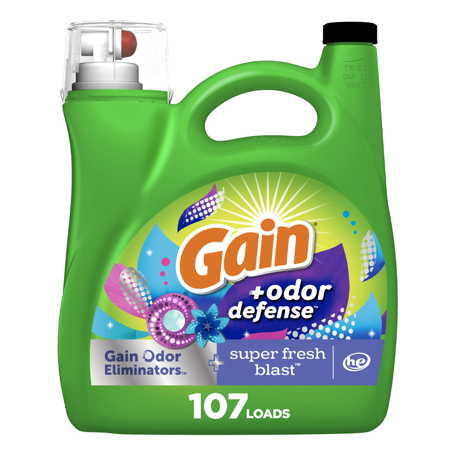 GAIN LIQUID DETERGENT 154 OZ / 107 LOADS SUPER FRESH BLAST