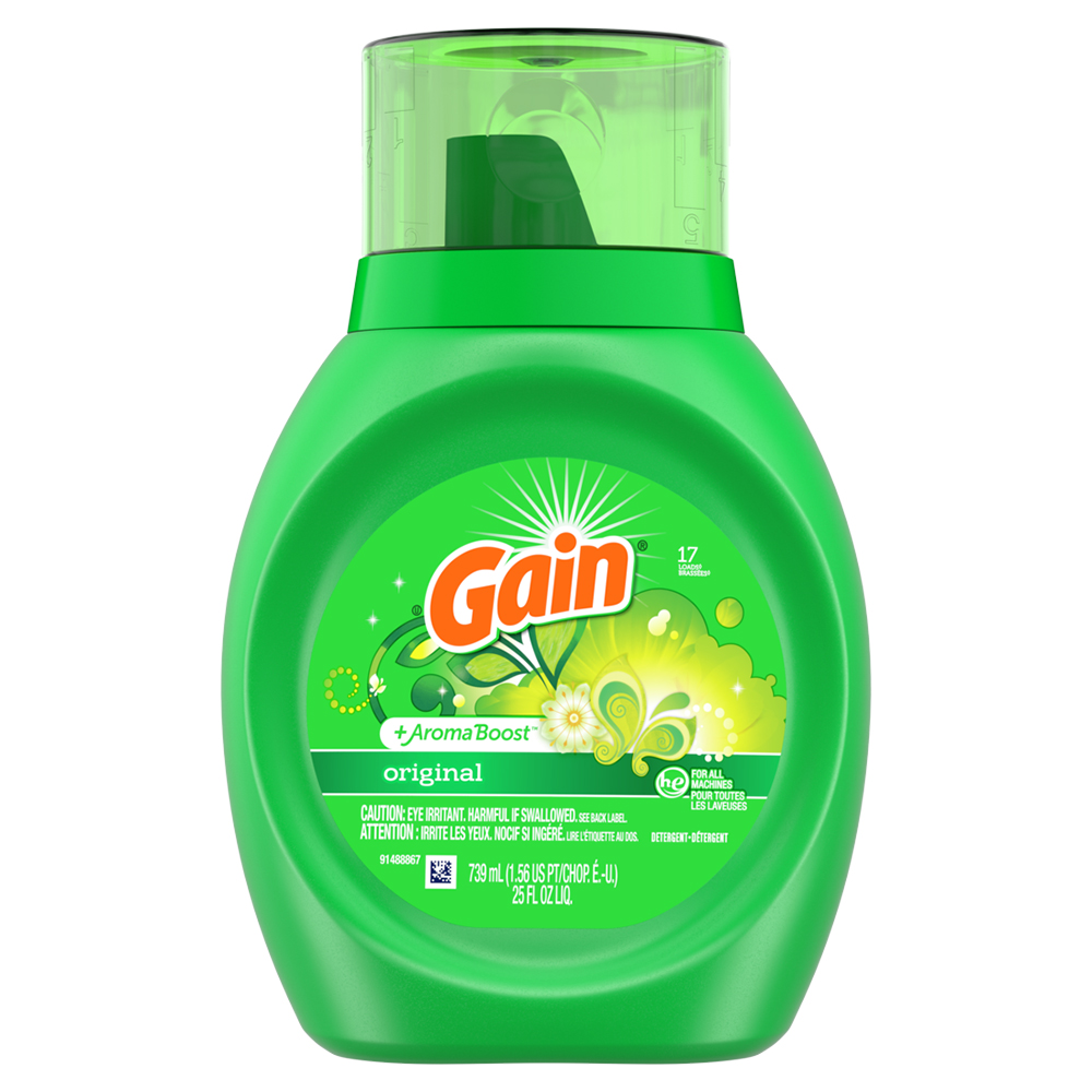 GAIN LIQUID DETERGENT 25 OZ ORIGINAL