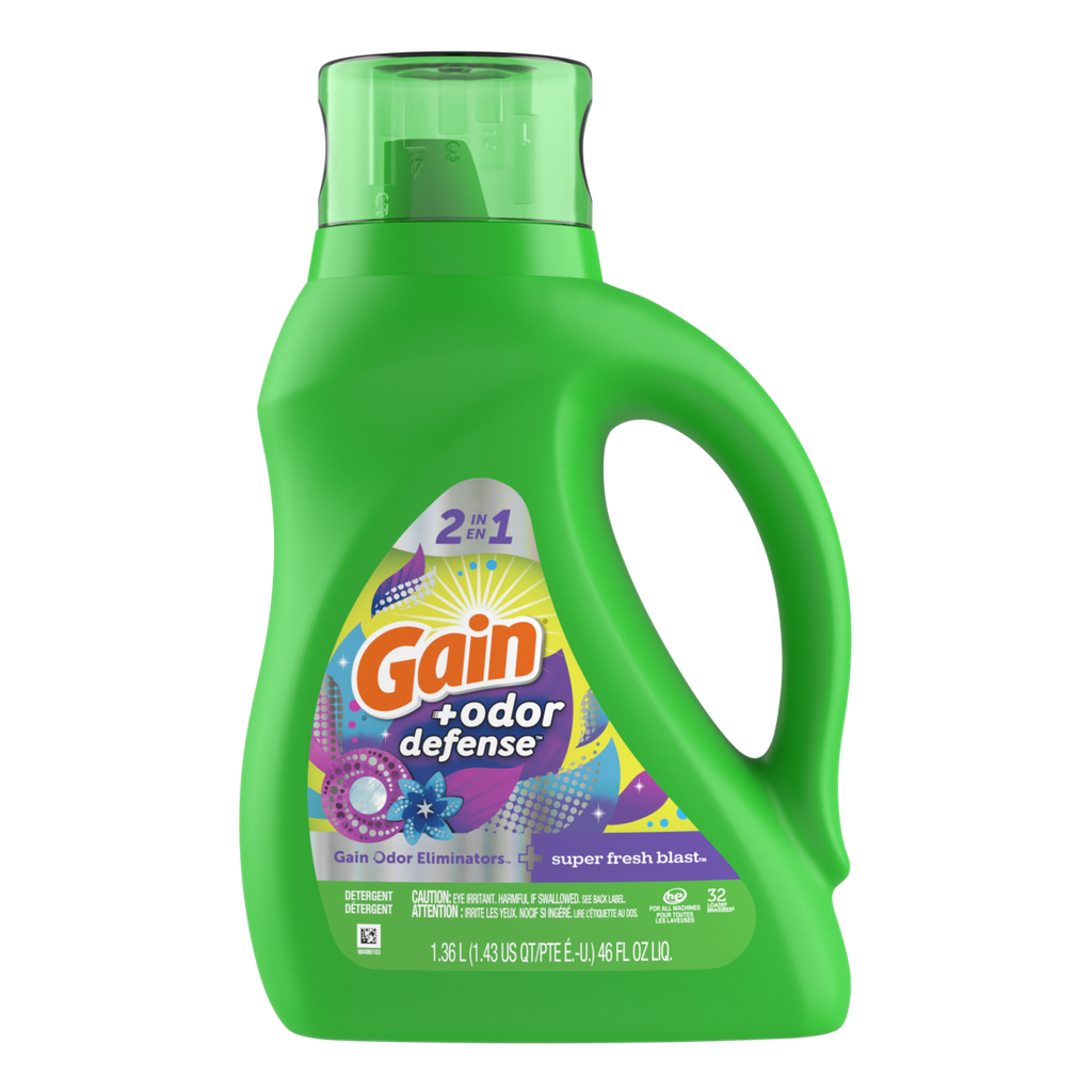 GAIN LIQUID DETERGENT 46 OZ SUPER FRESH BLAST
