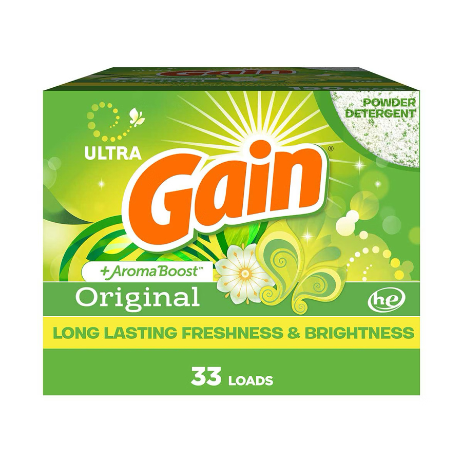 GAIN POWDER DETERGENT 30 OZ 33 LOADS ORIGINAL