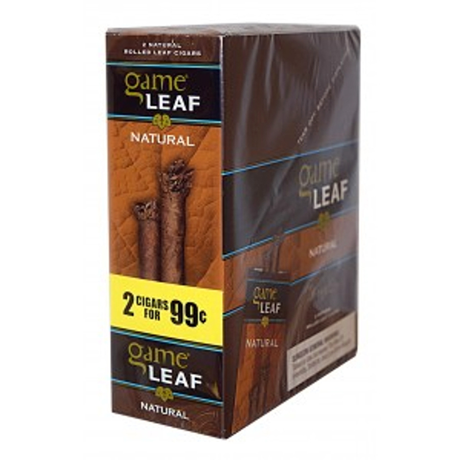 GAME LEAF CIGARETTES SAVE ON 2 POUCH NATURAL
