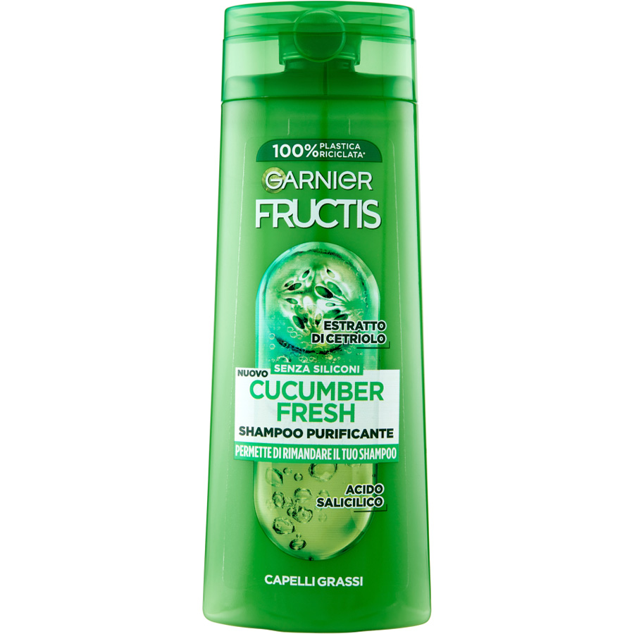 GARNIER FRUCTIS SHAMPOO 250 ML CUCUMBER FRESH PURIFYING