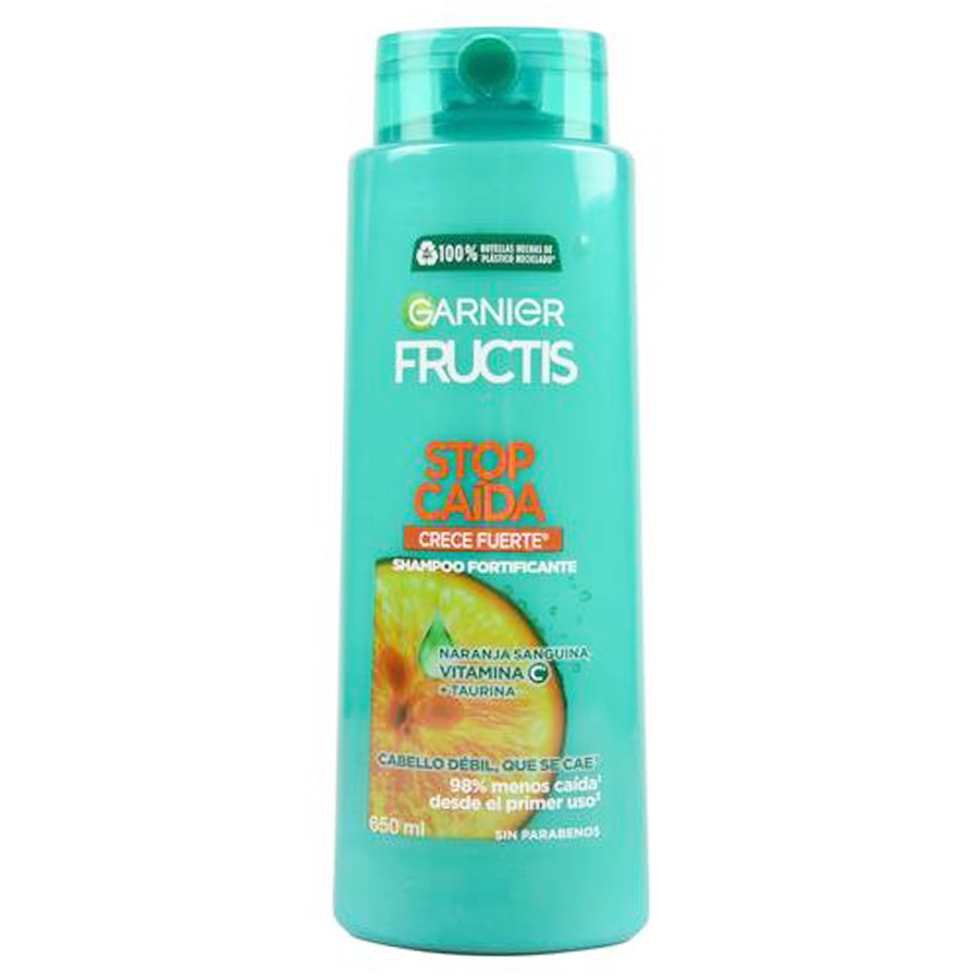 GARNIER SHAMPOO 650 ML STOP CAIDA CRECE FUERTE NARANJA
