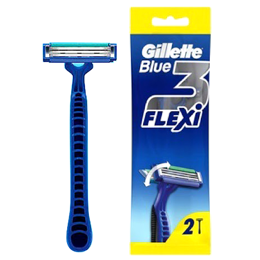 GILLETTE BLUE 3 FLEXI 2 CT