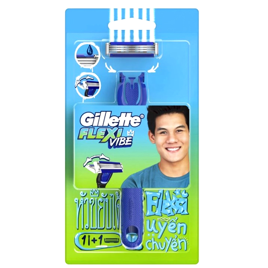 GILLETTE BLUE II FLEXI h VIBE 1CT
