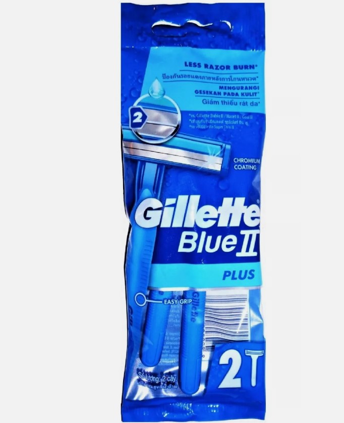 GILLETTE BLUE II 2 CT PLUS