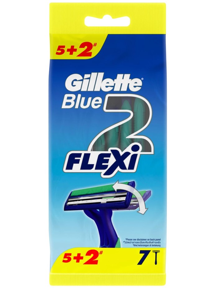 GILLETTE BLUE II 7 CT FLEXI