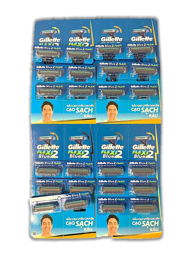 GILLETTE BLUE II PLUS 2 PK CARD