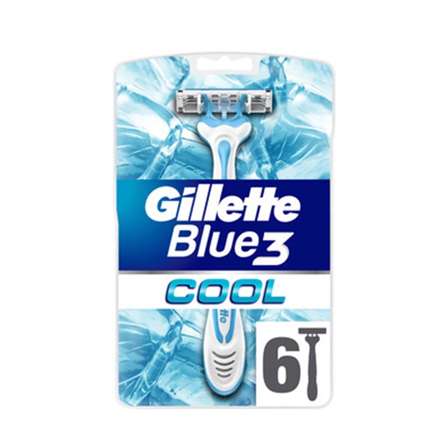 GILLETTE BLUE III 6 CT COOL