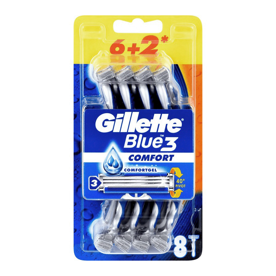 GILLETTE BLUE III 6+2 CT COMFORT