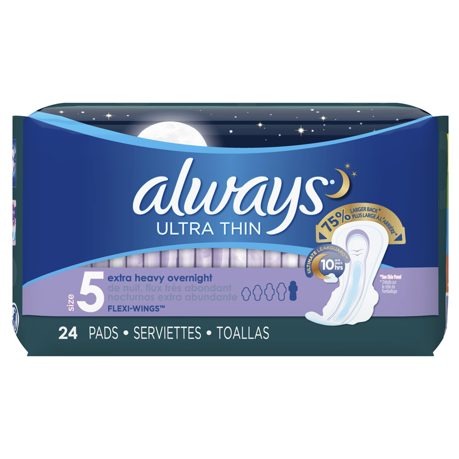 ALWAYS ULTRA THIN 24 CT SIZE 5 FLEXI WINGS